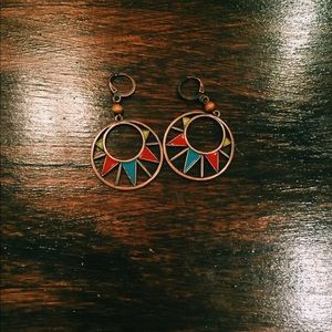 Vintage Boho Ethnic Earrings